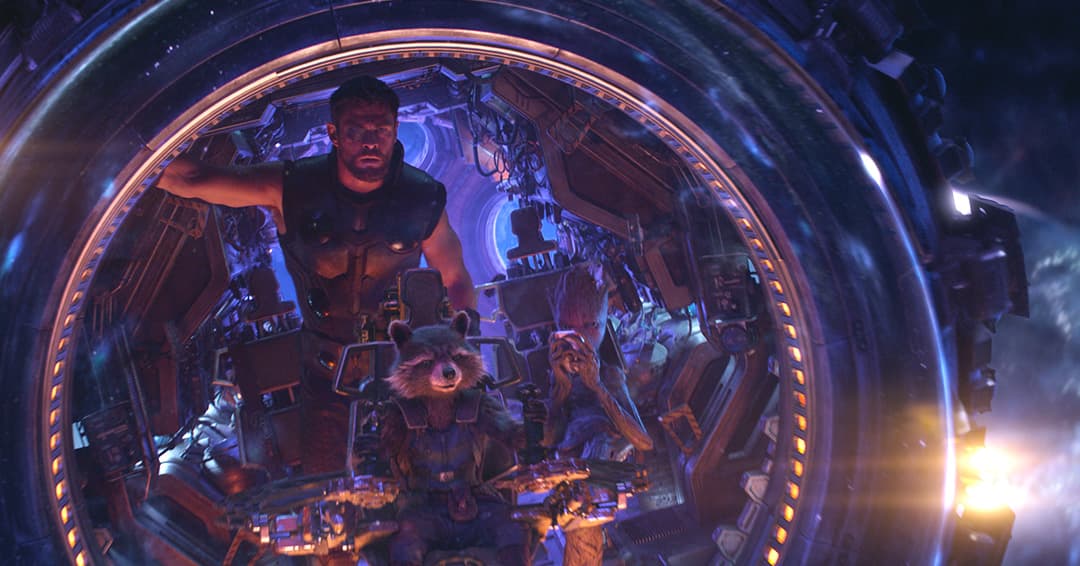 Thor, Rocket, & Groot