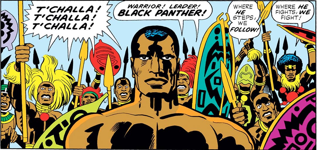 Wakandans Cheer for Black Panther