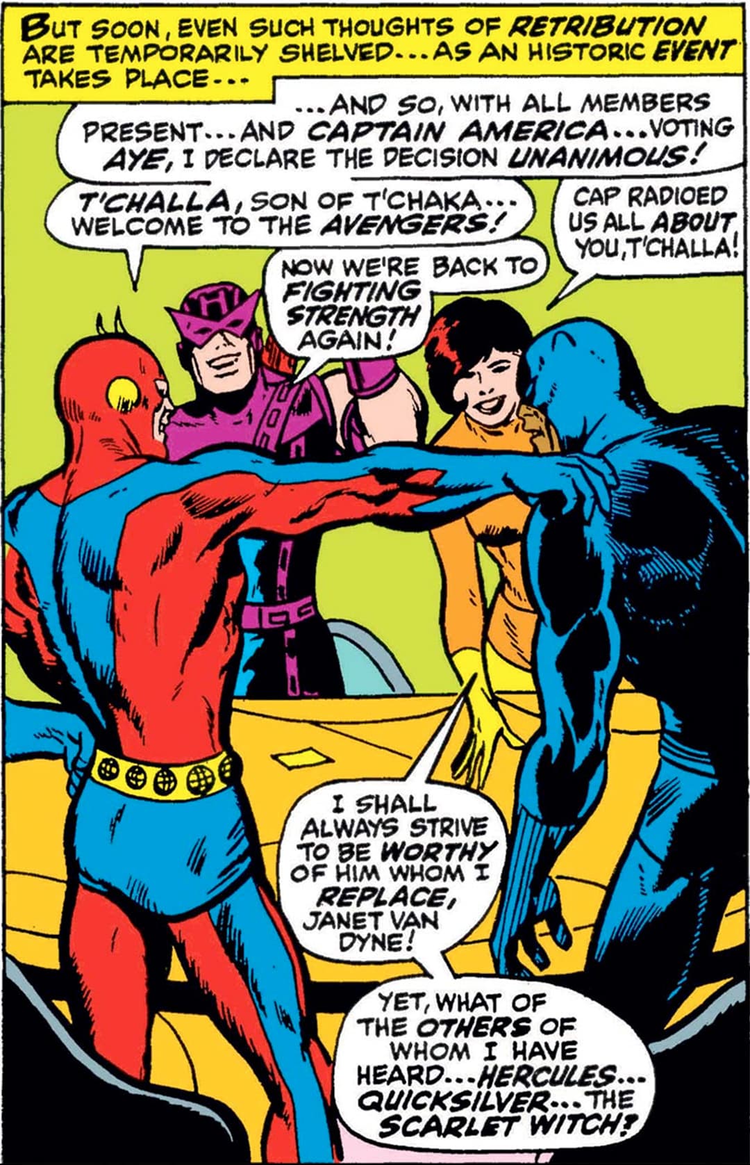 Black Panther Becomes an Avenger