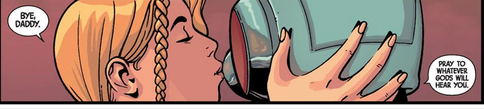 Ant-Man (Scott Lang) and Cassie Lang