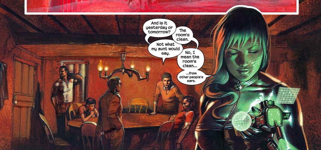 Natasha participating in a counter-terrorism mission in Latveria.