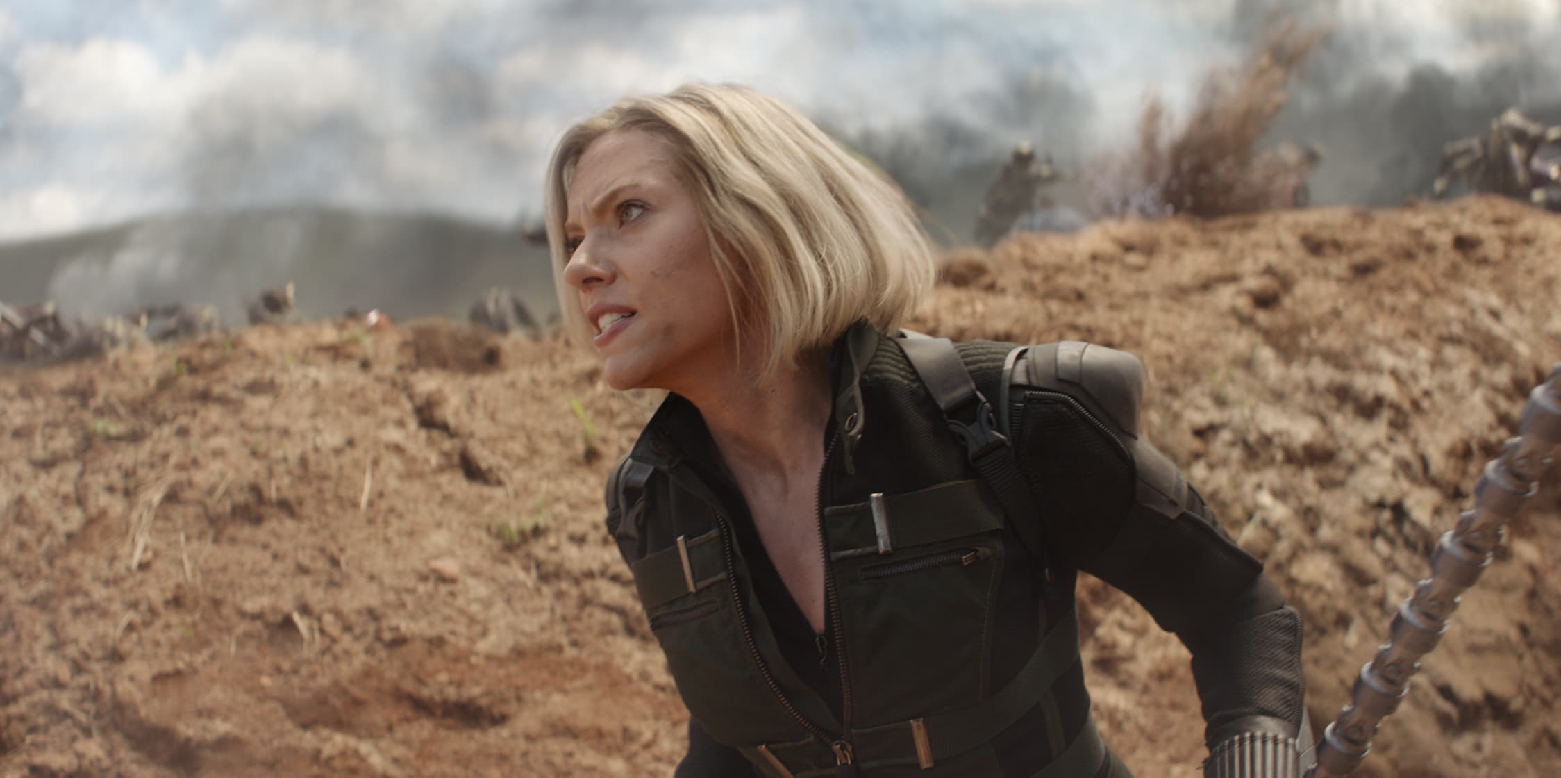 Black Widow ready for a fight in Wakanda