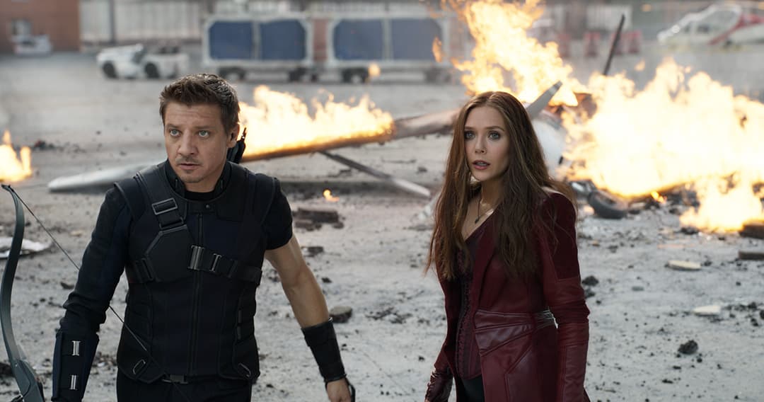 Hawkeye and Scarlet Witch Civil War