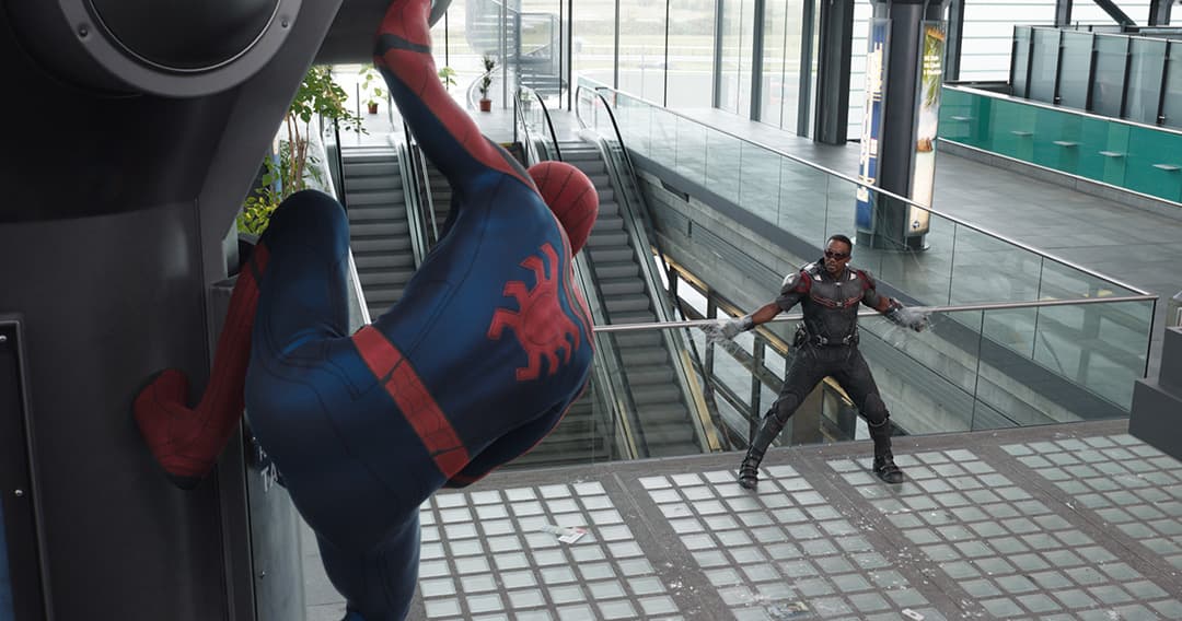 Falcon and Spider-Man