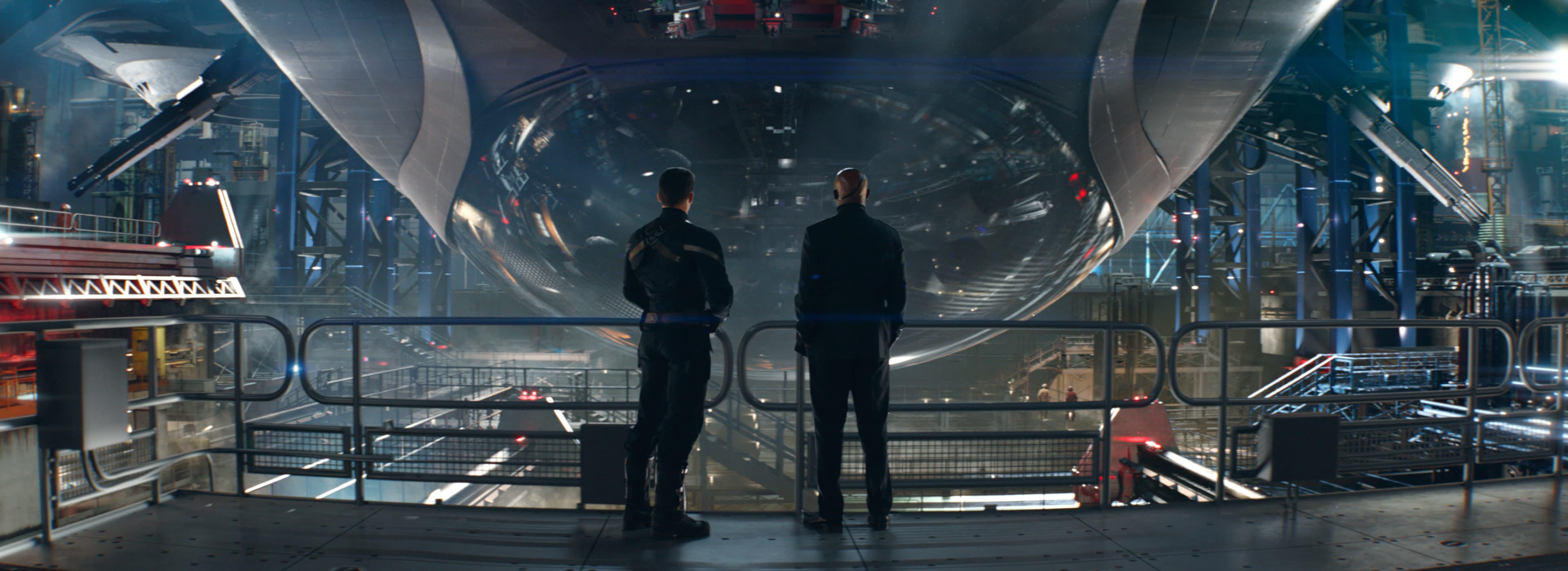 Nick Fury and Captain America