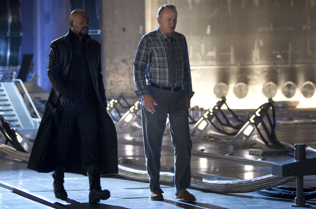 Nick Fury and Doctor Eric Selvig