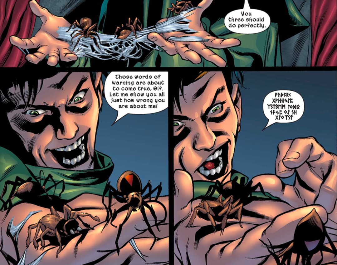 teenage Loki playing tricks