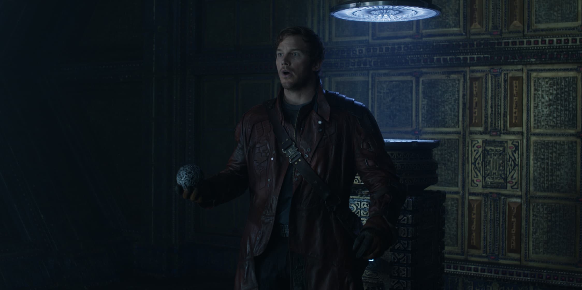 Star-Lord (Peter Quill) and the orb