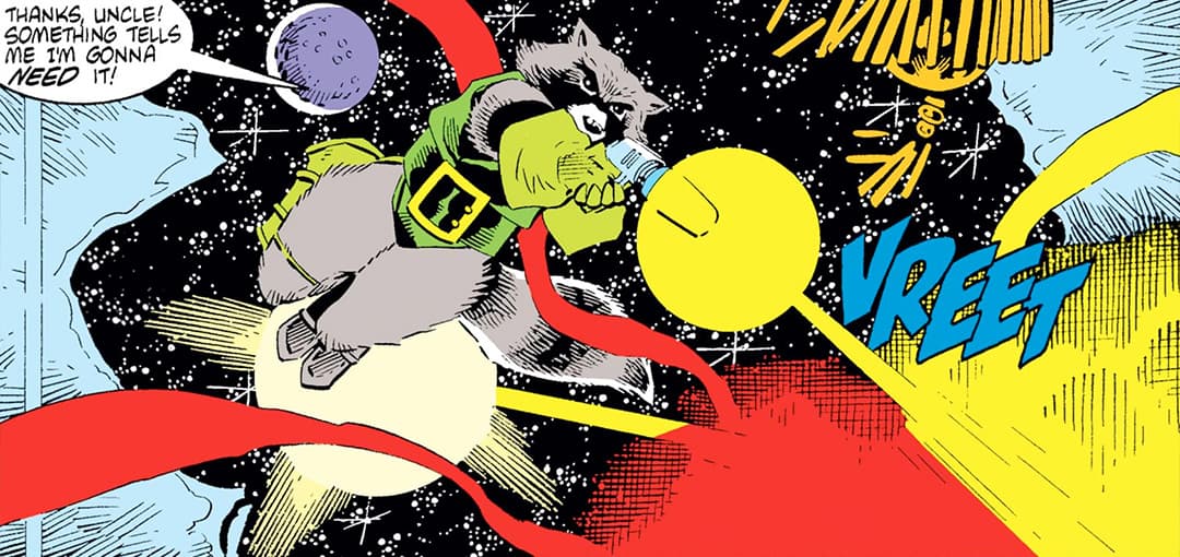 Rocket Raccoon In Comics Full Report Page Divider