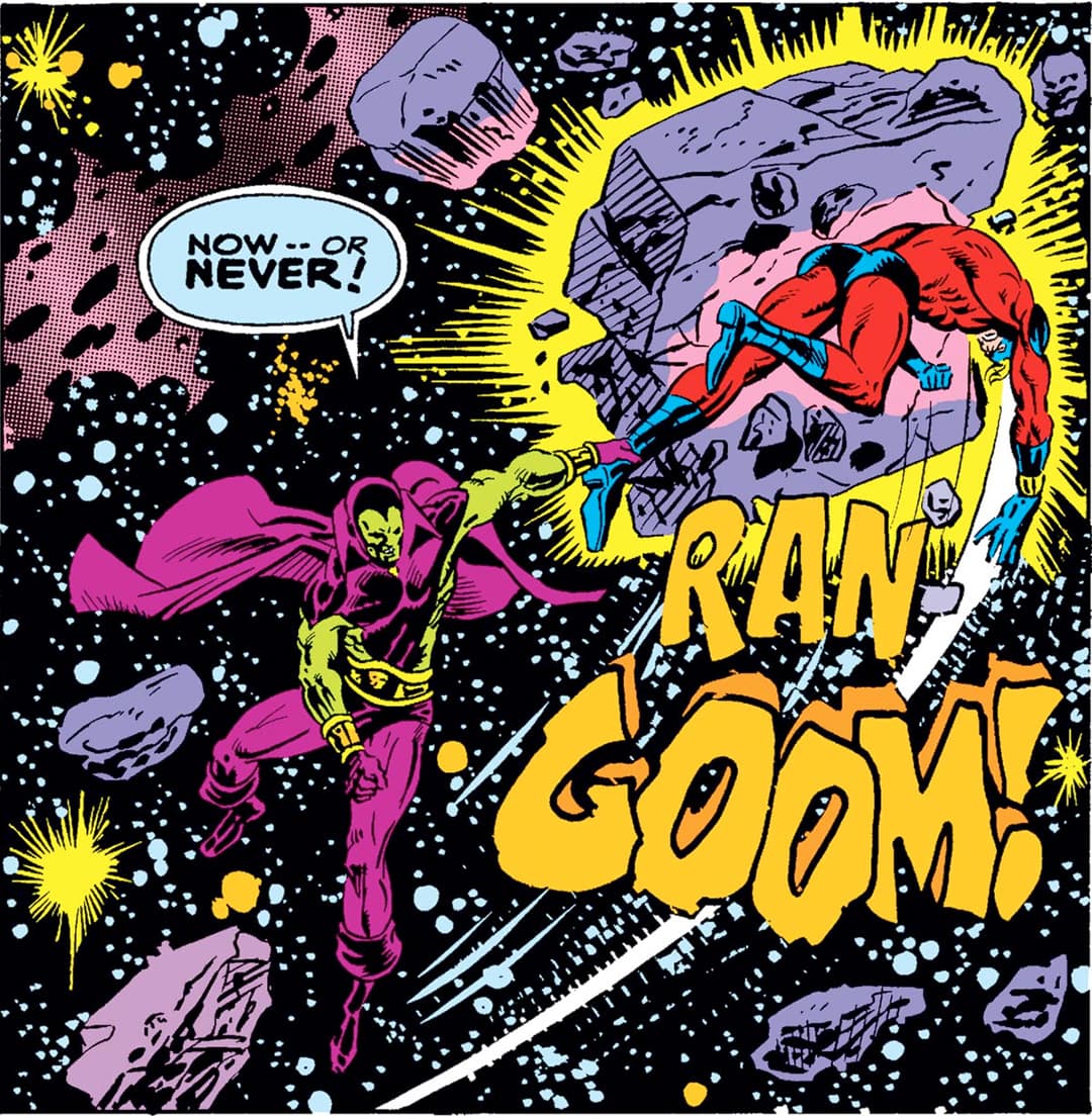 Drax fights in Space