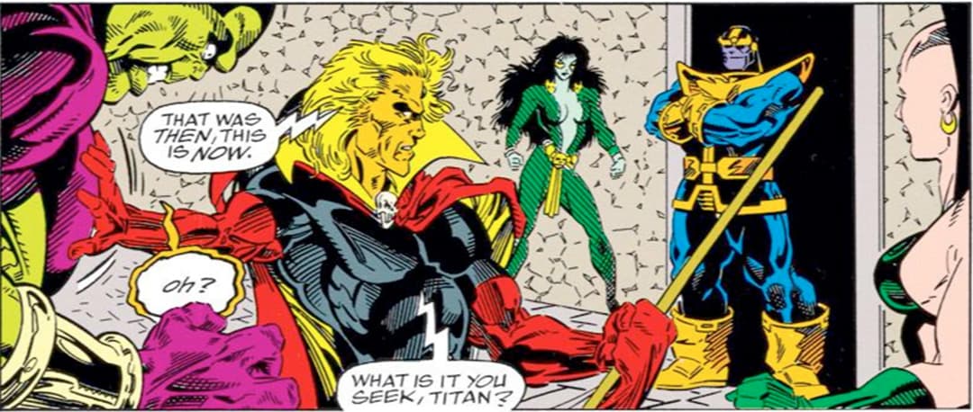 Drax as part of Infinity watch