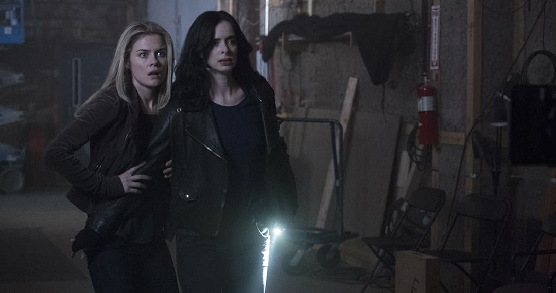 Trish Walker and Jessica Jones