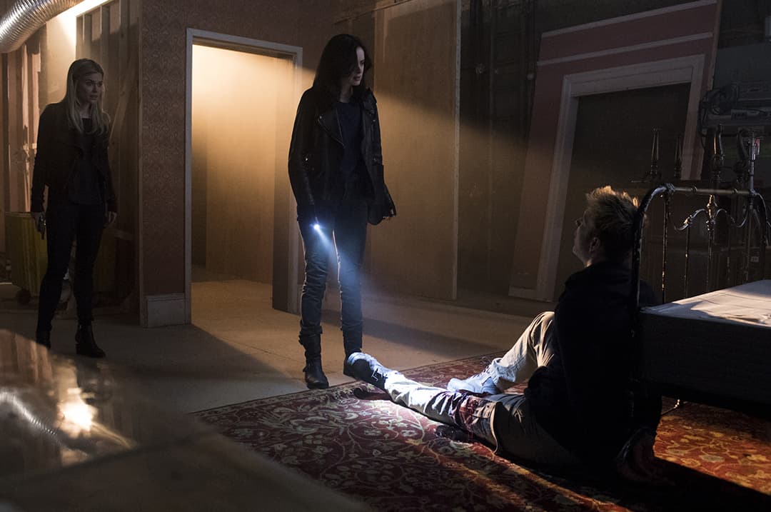 Trish Walker and Jessica Jones