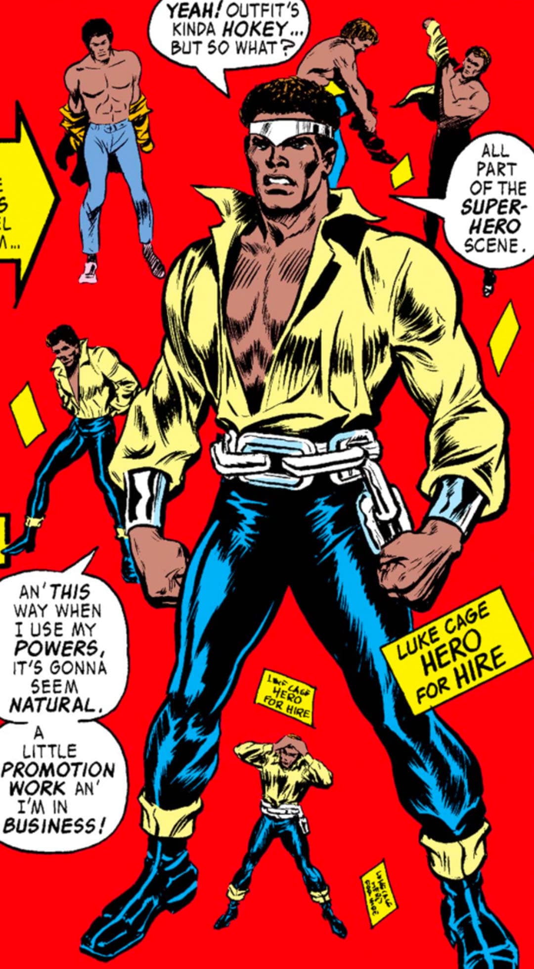 Luke becoming the Hero for Hire