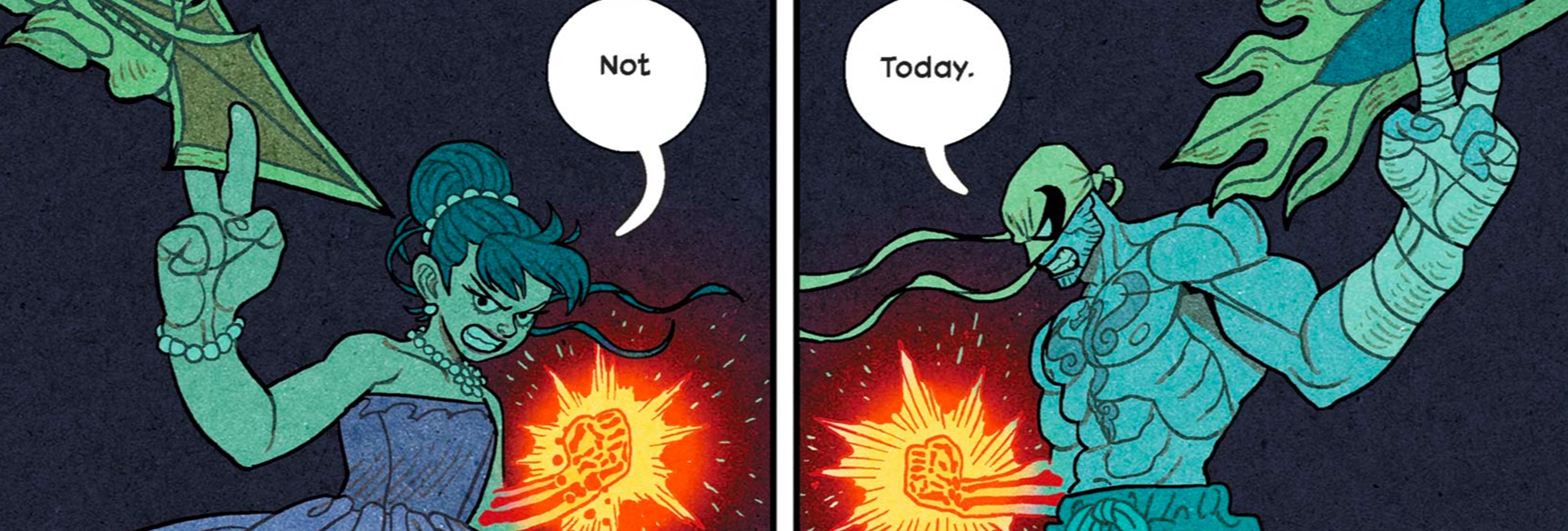 Pei and Iron Fist (Danny Rand)