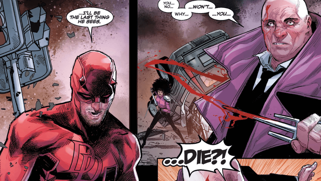 Kinpin faces Daredevil