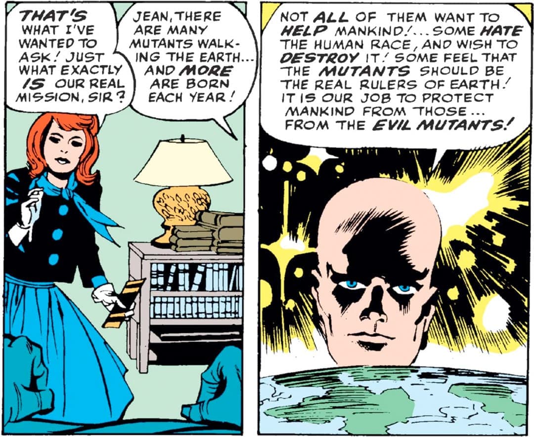 Jean Grey and Professor X