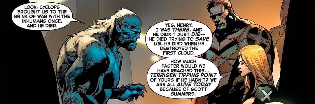 Beast brought the original X-Men back together