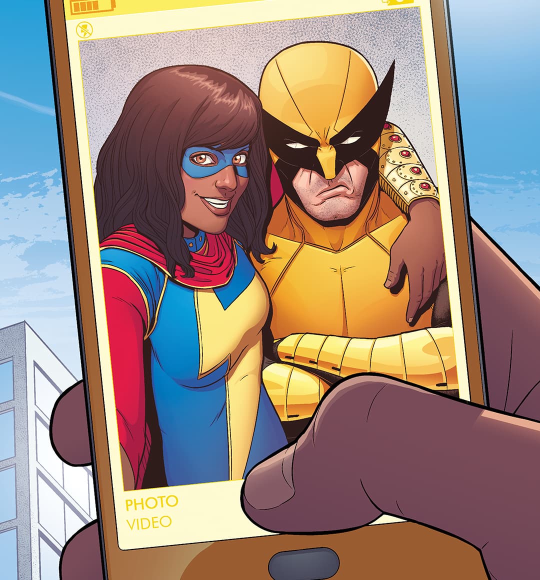 Ms. Marvel (Kamala Khan) and Wolverine