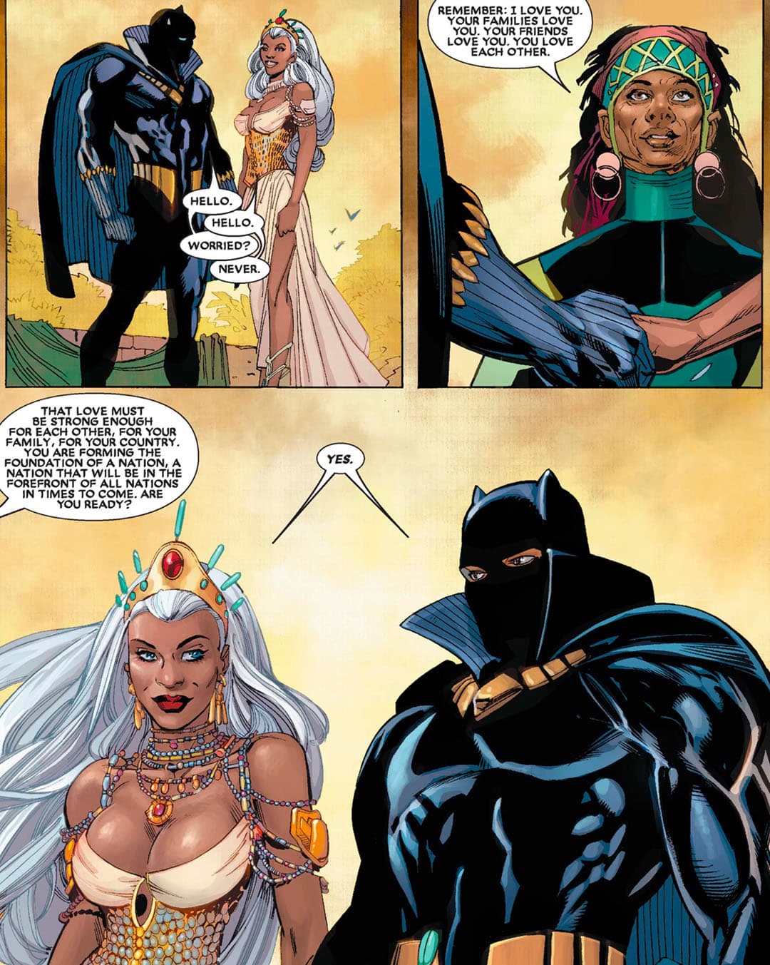 Storm and Black Panther