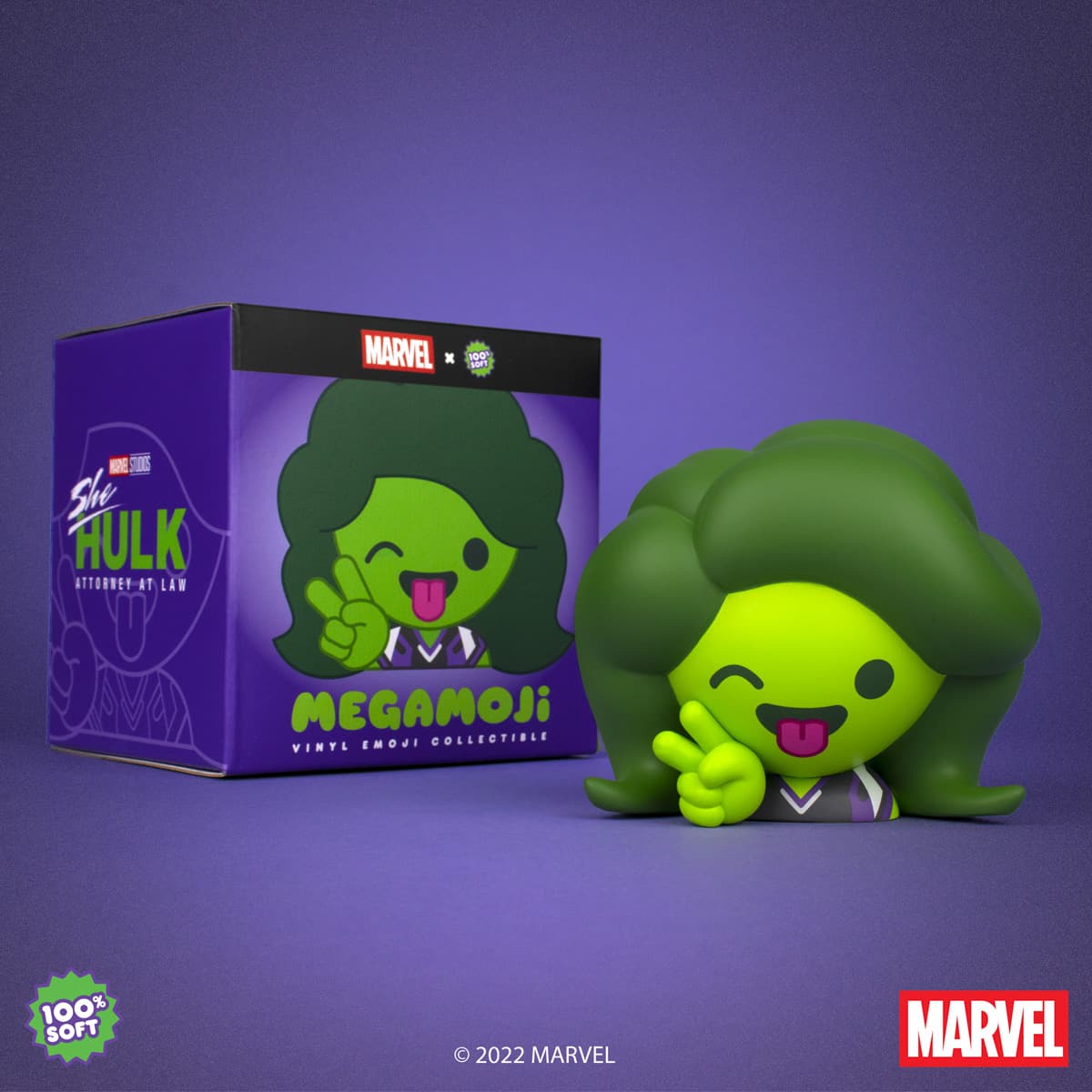 She-Hulk Megamoji / shop it <a href=https://100soft.shop/products/she-hulk-peace-megamoji-bust>here</a>