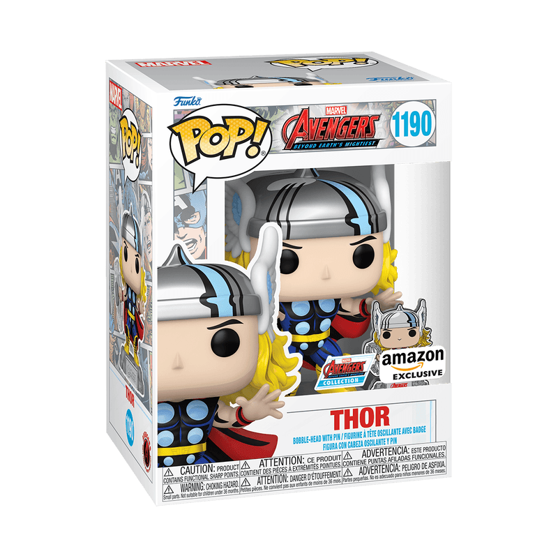 Funko Pop! Marvel Thor With Pin