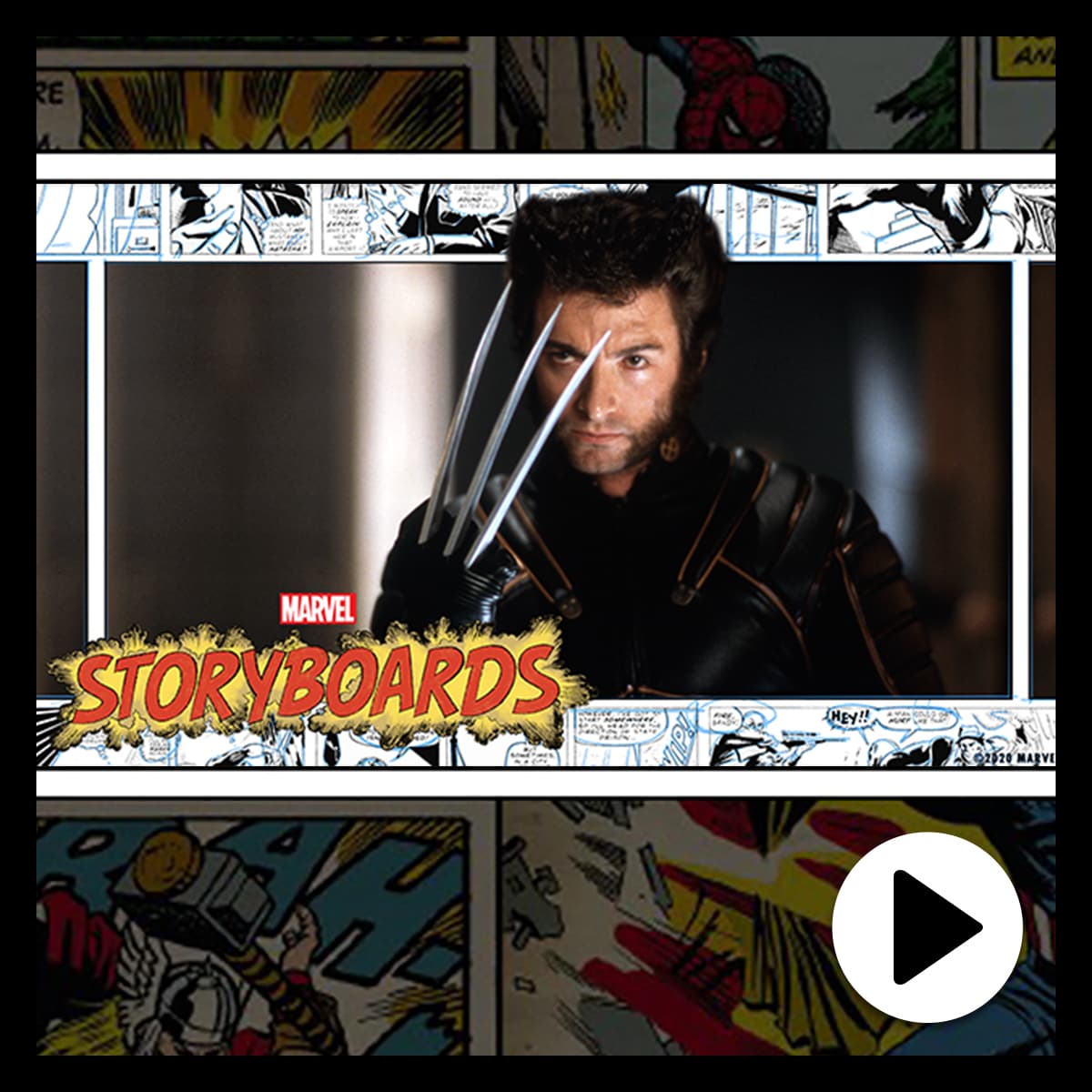 Marvel Insider Marvel's Storyboards Hugh Jackman's Wolverine Story