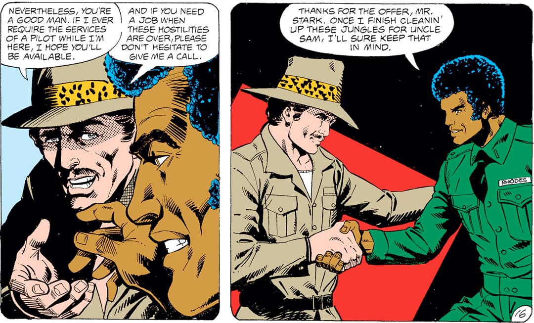 James Rhodes meets Tony Stark