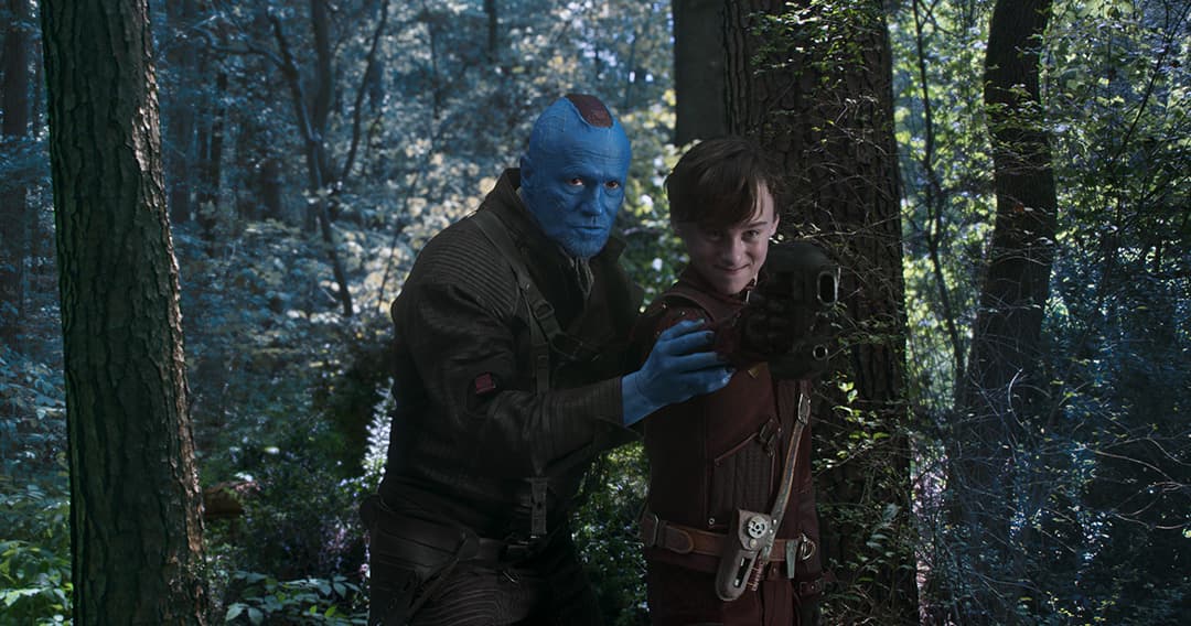 Yondu setting a trap