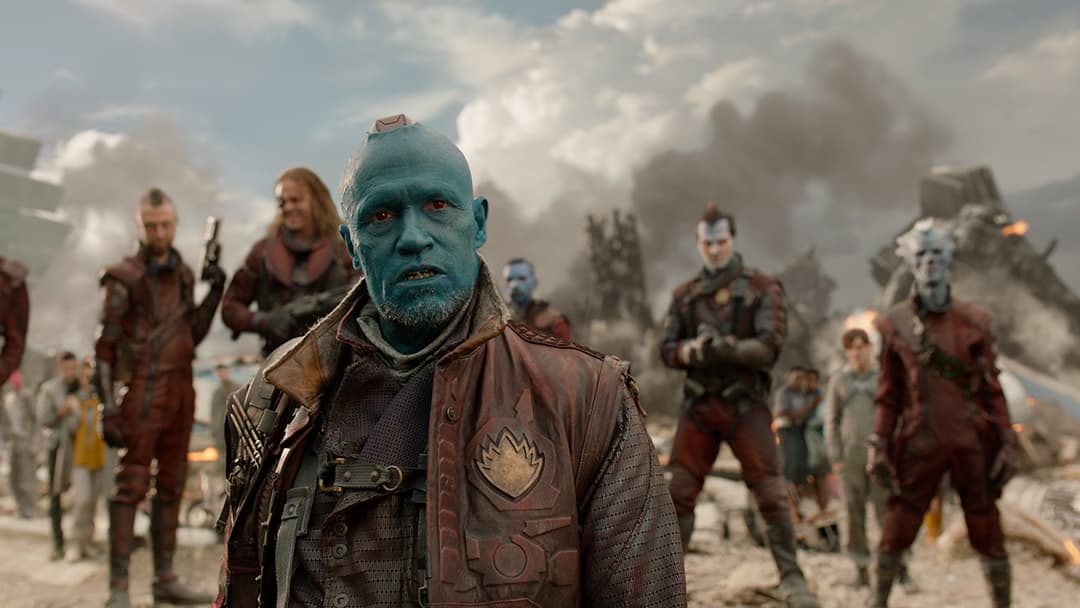 Yondu after the battle on Nova