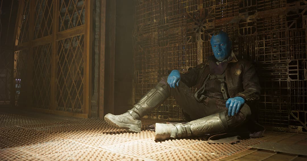 Yondu sitting on the floor