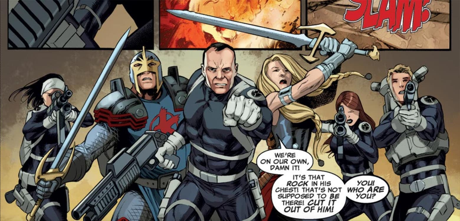Coulson in battle
