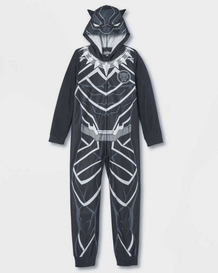 Shop it <a href=https://www.target.com/p/boys-marvel-black-panther-blanket-sleeper-black/-/A-85711176?preselect=85288182#lnk=sametab>here</a>