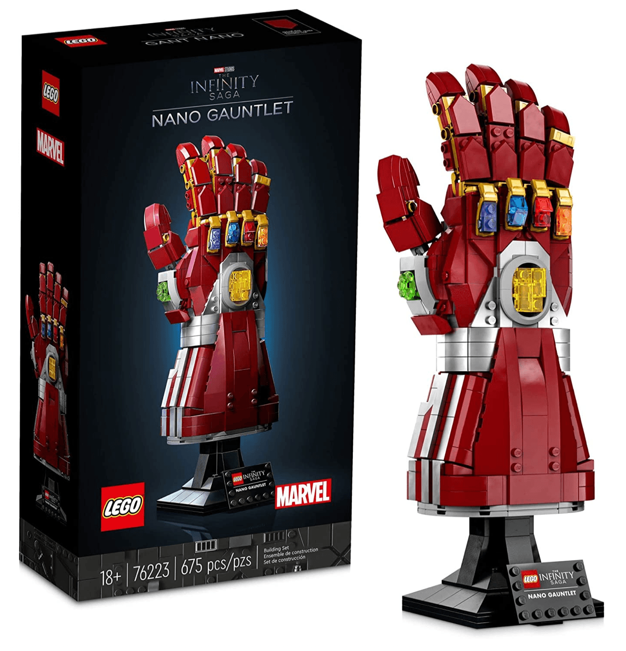 Nano Gauntlet #76223 / shop it <a href=https://www.amazon.com/LEGO-Gauntlet-Collectible-Building-Model-Makers/dp/B09TCCG7NV/ref=sr_1_3?crid=2NEZCOP6IH27K&keywords=B09TCCG7NV&qid=1668533974&sprefix=b09tccg7nv%2Caps%2C156&sr=8-3>here</a>