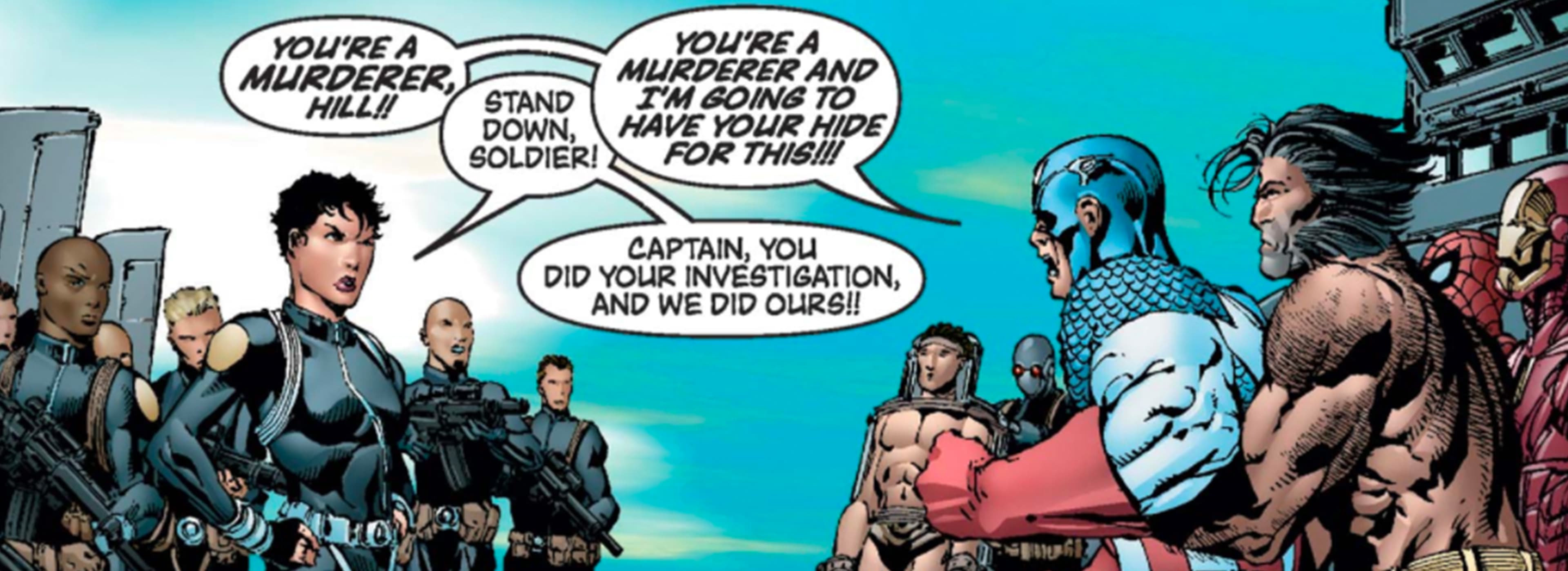 Maria Hill Comic Page Divider