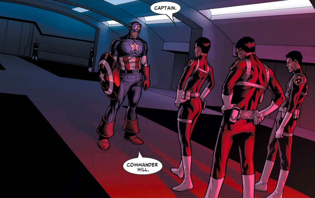 Captain America & Maria Hill