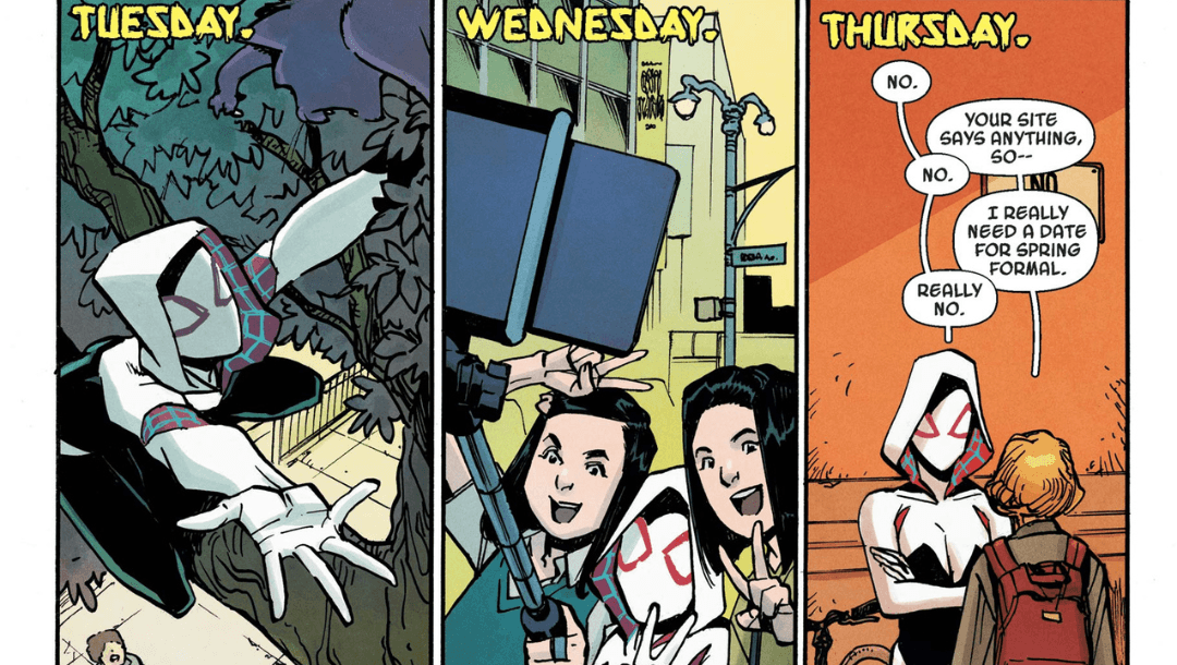 Gwen as a helper-for-hire