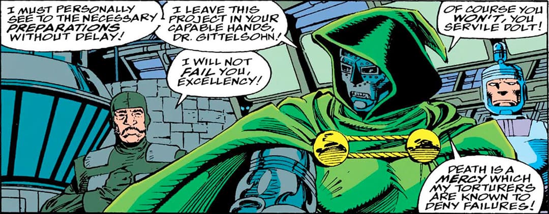 Doctor Doom and Dr. Gittelsohn