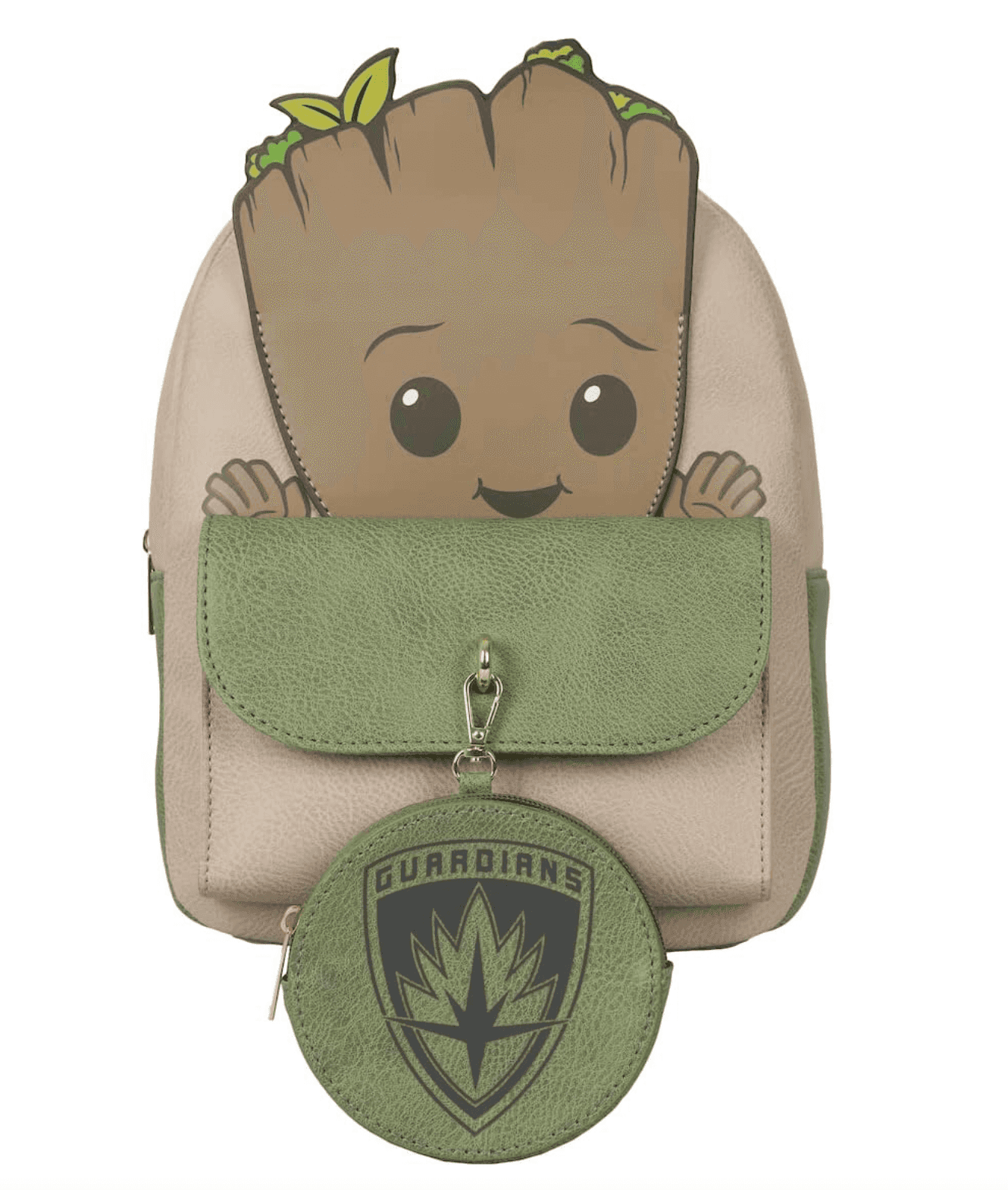 Shop it <a href=https://www.amazon.com/Marvel-Groot-White-Womens-Backpack/dp/B0BVMSPY7J>here</a>