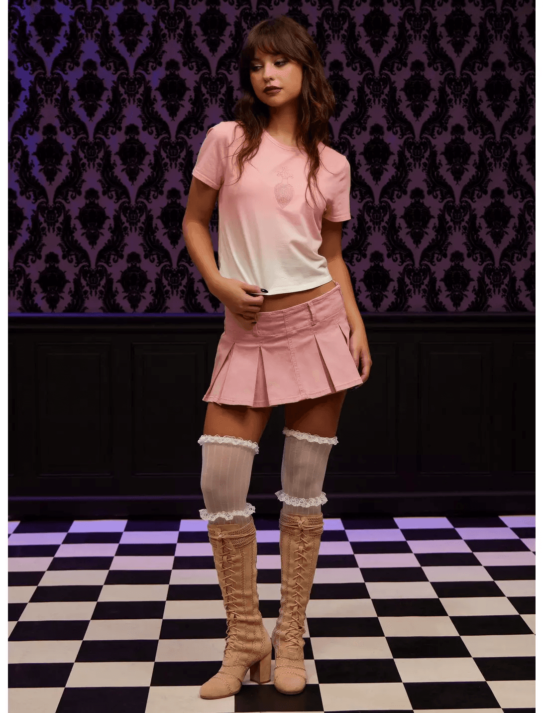 Her Universe Marvel Agatha All Along Jennifer Potion Ombre Girls Baby T-Shirt