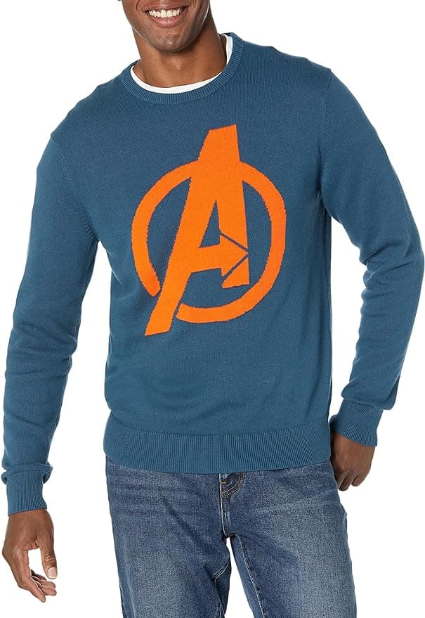 Shop it <a href=https://www.amazon.com/Amazon-Essentials-XX-Large-Sweaters-Avengers/dp/B0BG4PYGRF>here</a>