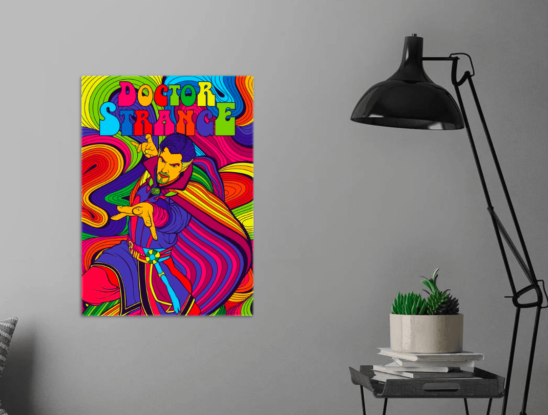 Doctor Strange in Color Displate / shop it <a href=https://displate.com/displate/5414510>here</a>