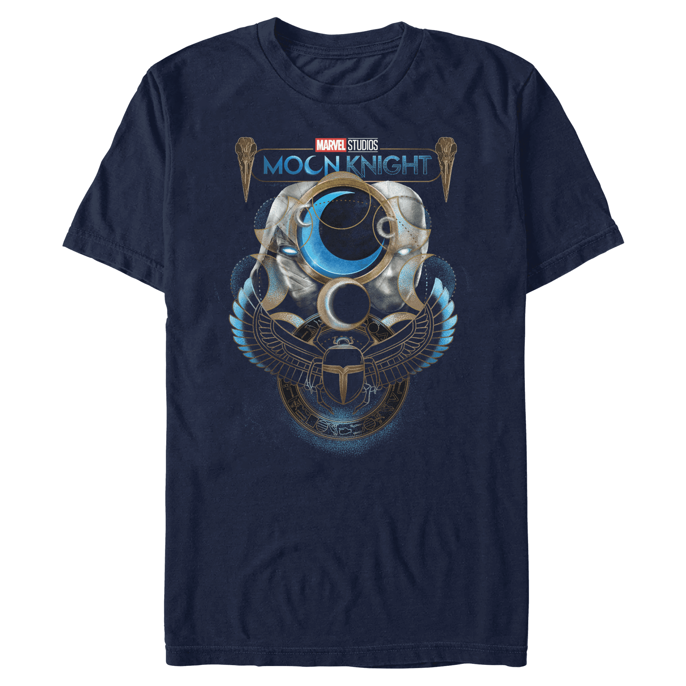 Moon Knight Passive Protector T-shirt / shop it <a href=https://www.hottopic.com/product/marvel-moon-knight-passive-protector-t-shirt/18749643.html>here</a>