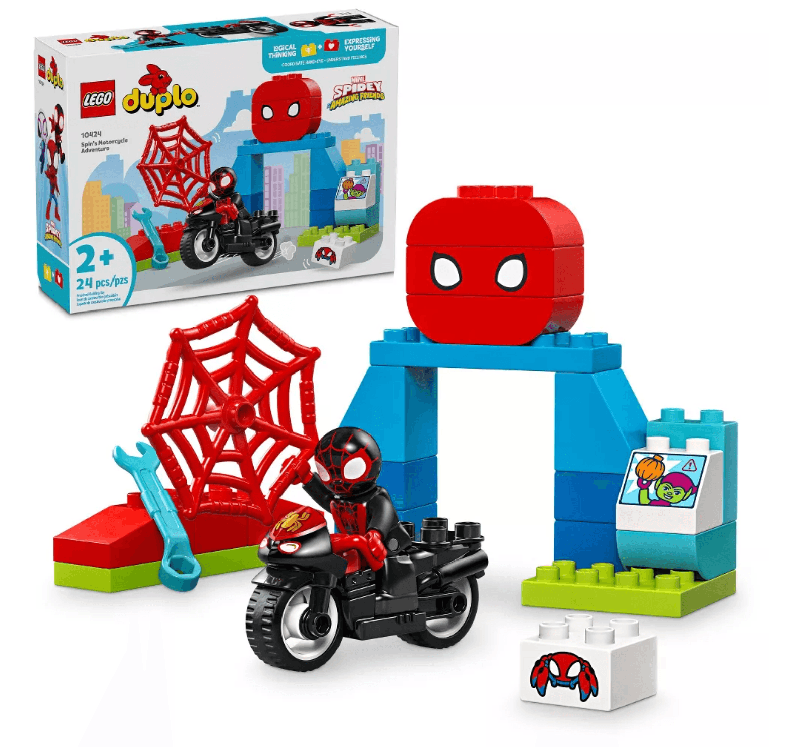 Spin’s Motorcycle Adventure Duplo Set