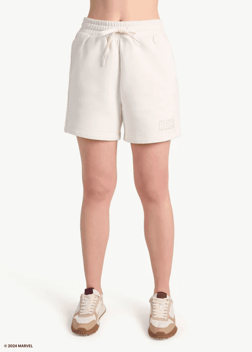 Marvel Icon Shorts - Cream