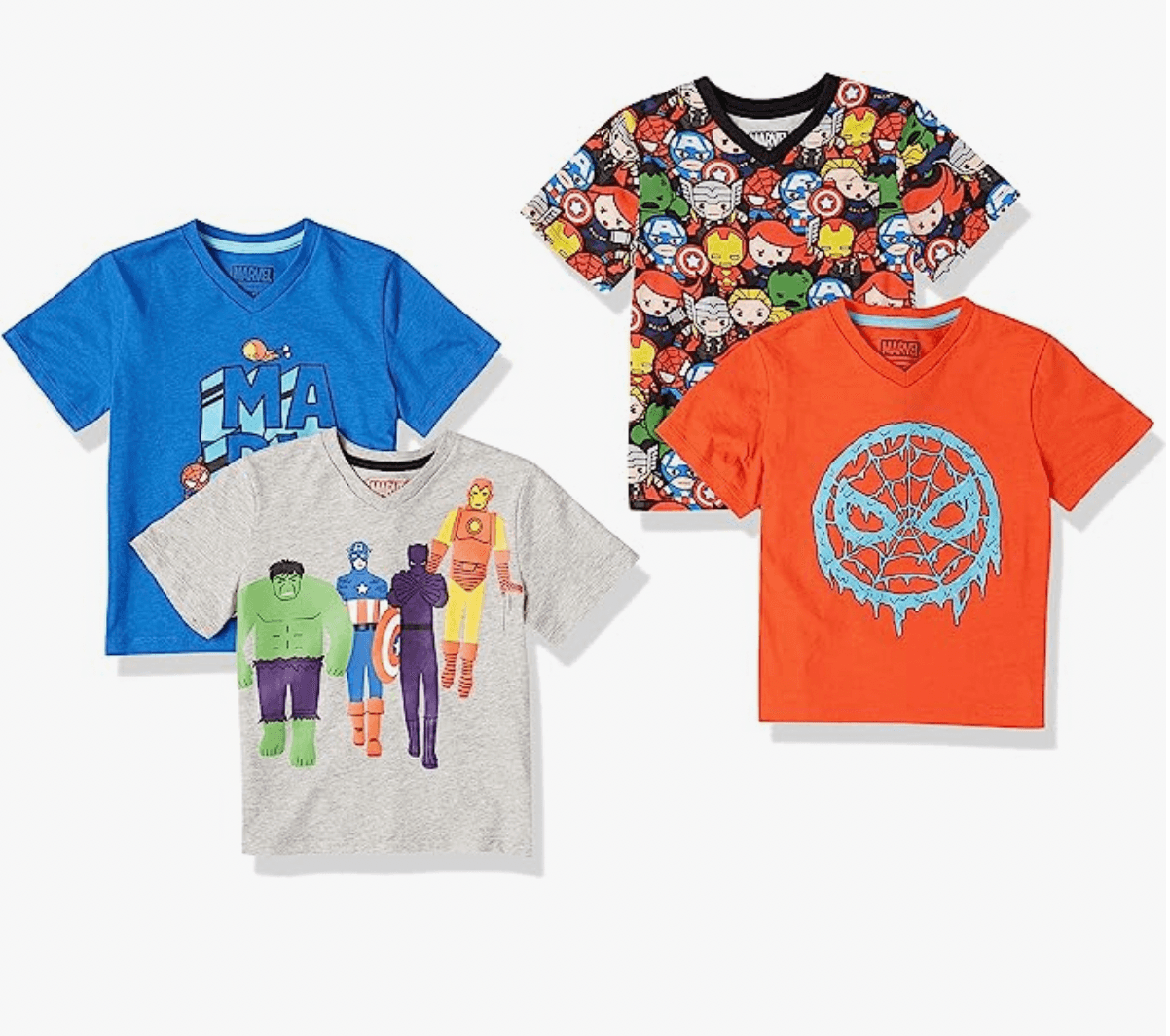 Shop it <a href=https://www.amazon.com/Spotted-Zebra-Disney-Short-Sleeve-T-Shirts/dp/B09FYC2K1X>here</a>