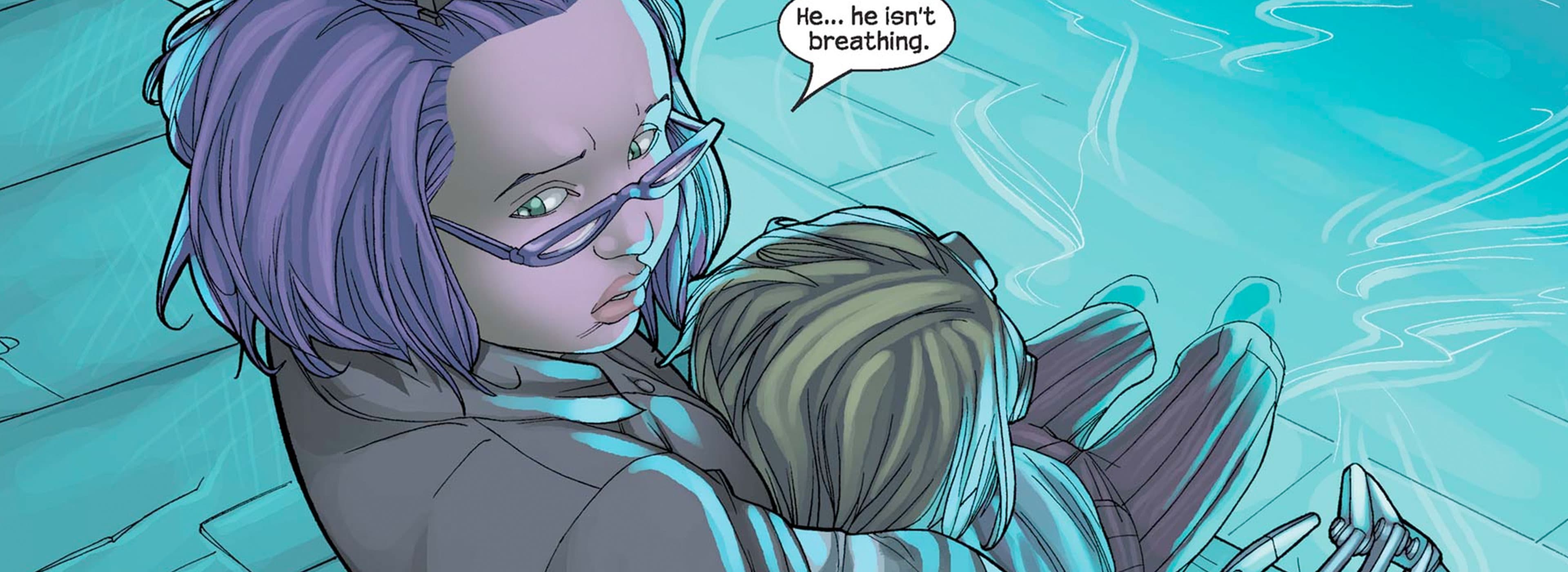 Gertrude Yorkes In Comics Full Report Page Divider