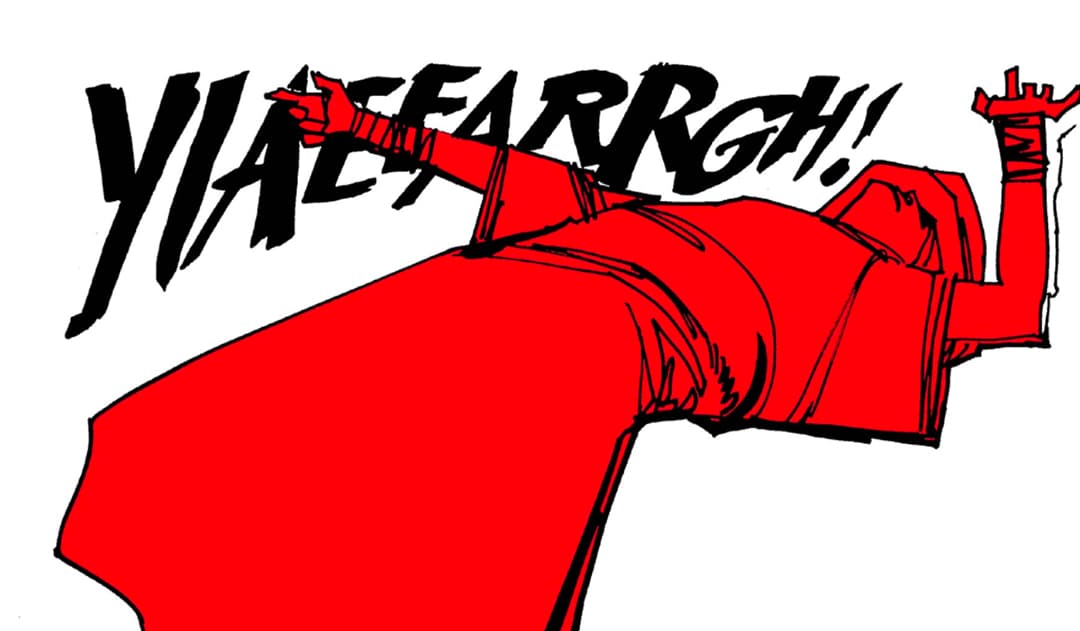 David inadvertently attacking one of his stepfather's murderers