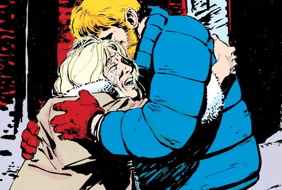Karen Page Hugs & Cries