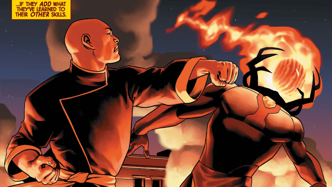 Wong battles a Faltine